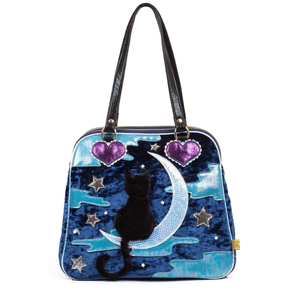ISO ISO 
IRREGULAR CHOICE CAT IN THE MOON BAG